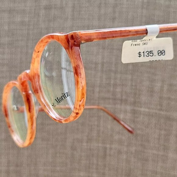 St. Moritz Women Eyeglasses Frame BLONDE 48[]22 145 COLBY Glasses Frame NWT $135 - Picture 3 of 12